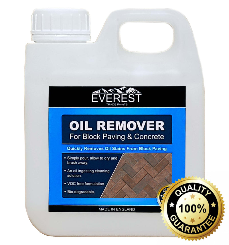 Everest Trade - Oil Stain Remover for Block Paving & Concrete (Available in 1 & 5 Litre Sizes) - PremiumPaints